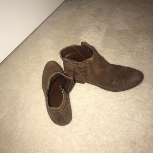 Brown booties